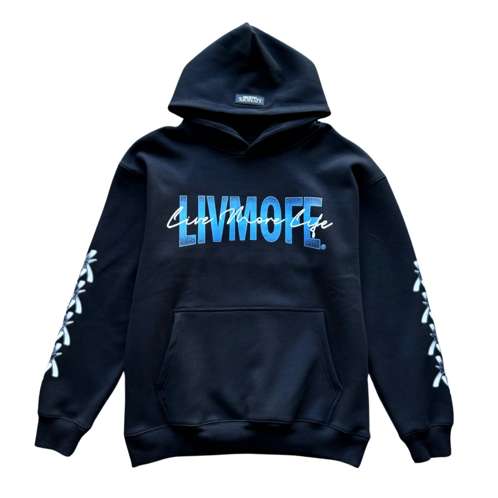 
                      
                        BLUE AND BLACK HOODIE COMFY & OVERSIZED
                      
                    