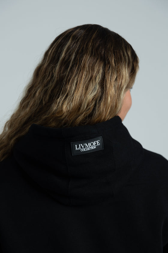 Cozy, stylish and comfy Black Cotton Hoodie designed to inspire resilience. Elevate your vibe and embrace an unstoppable you