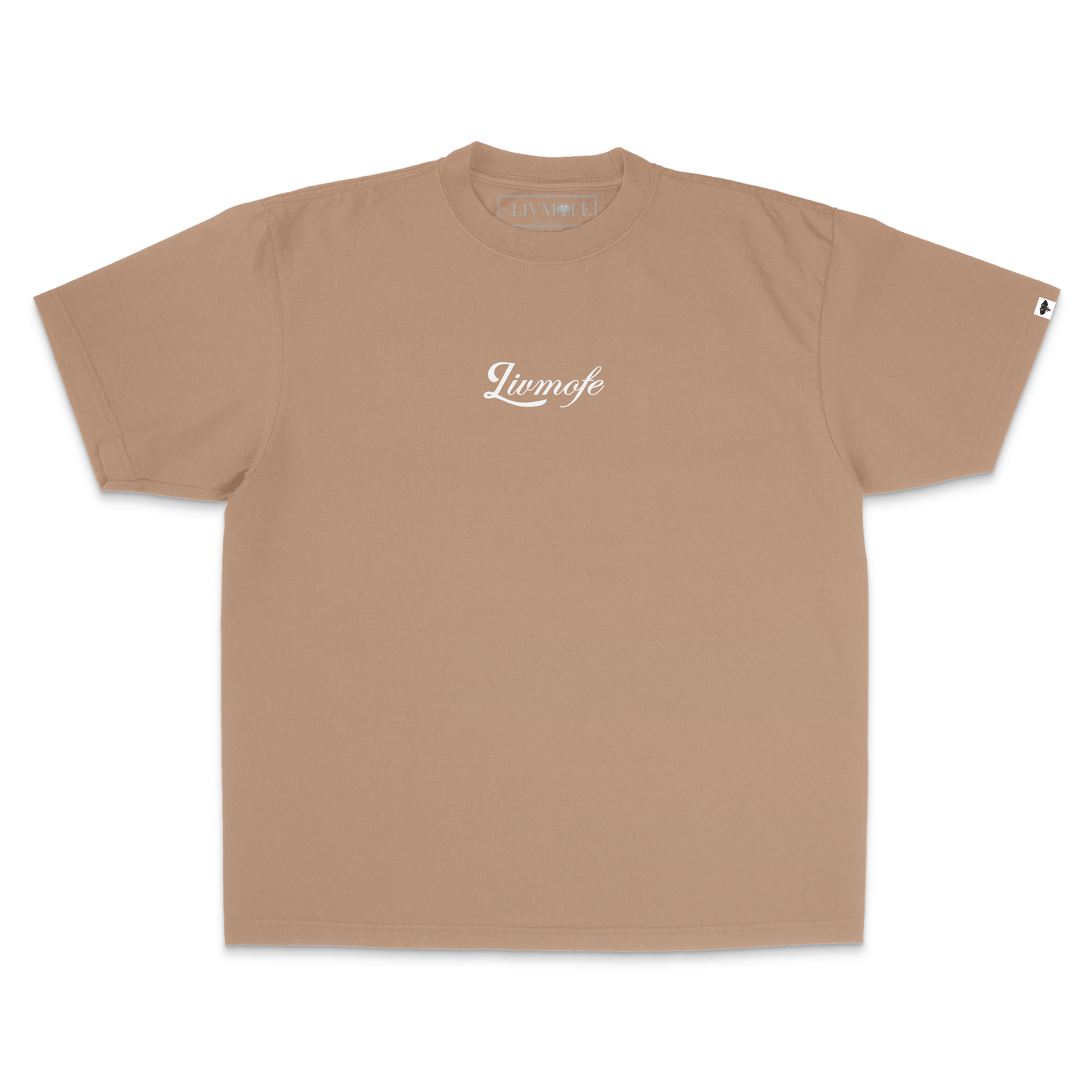 LIVMOFE™ FEARLESS TEE(BROWN/WHITE)