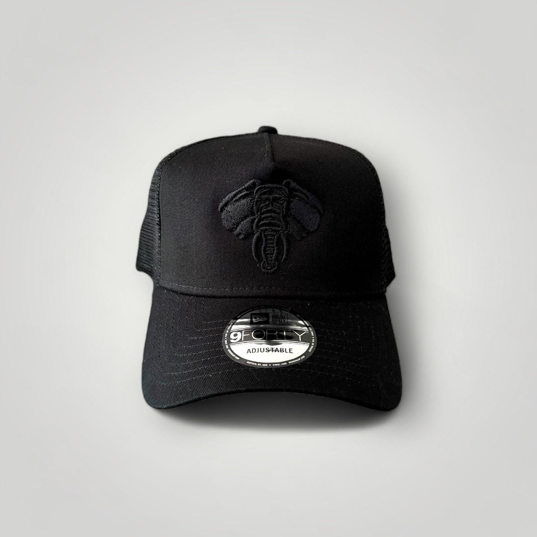 LIVMOFE™ hats LIVMOFE LOGO TRUCKER HAT(BLACK/BLACK)