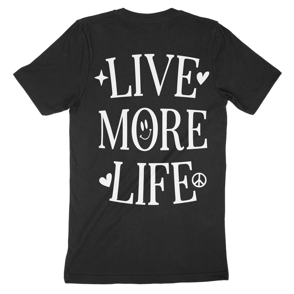 LIVMOFE™ t-shirts "LML!" TEE(BLACK/WHITE)