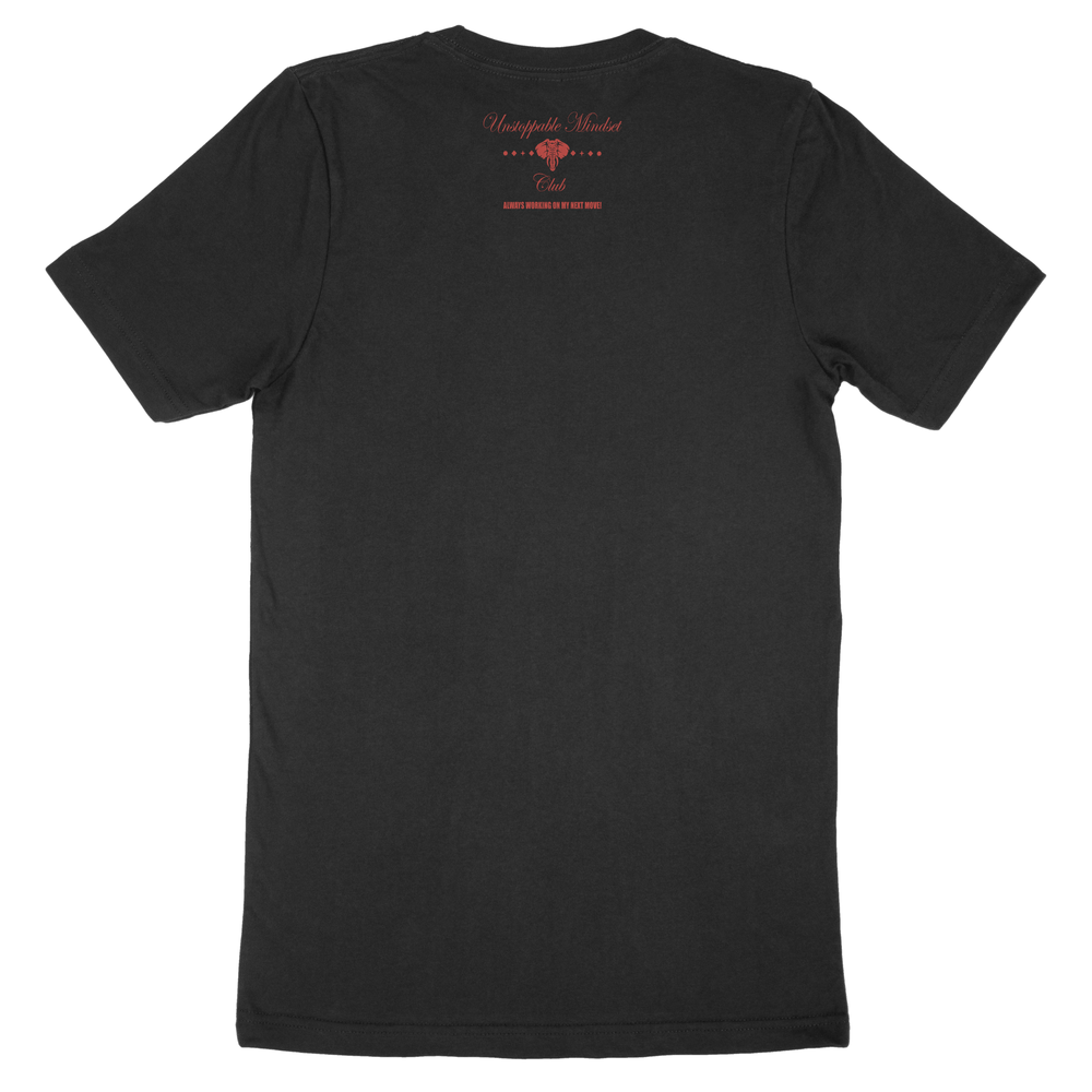 LIVMOFE™ UM CLUB TEE(BLACK/RED)