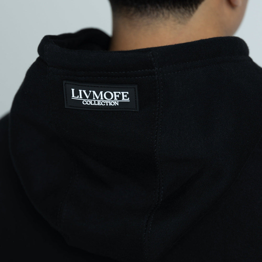 
                      
                        LIVMOFE UNSTOPPABLE HOODIE(BLACK/WHITE)
                      
                    