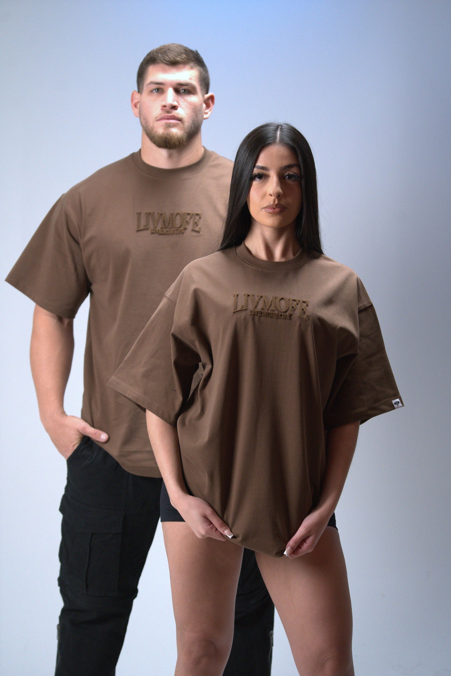 LIVMOFE™ 'Vision & Dreams' Tee - Brown